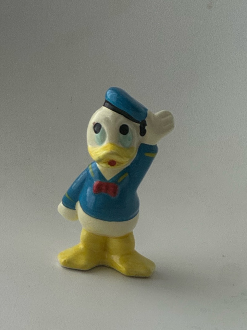Vintage Walt Disney Donald Duck Porcelain 3" Figure